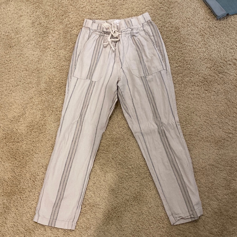 Anthropologie linen pants